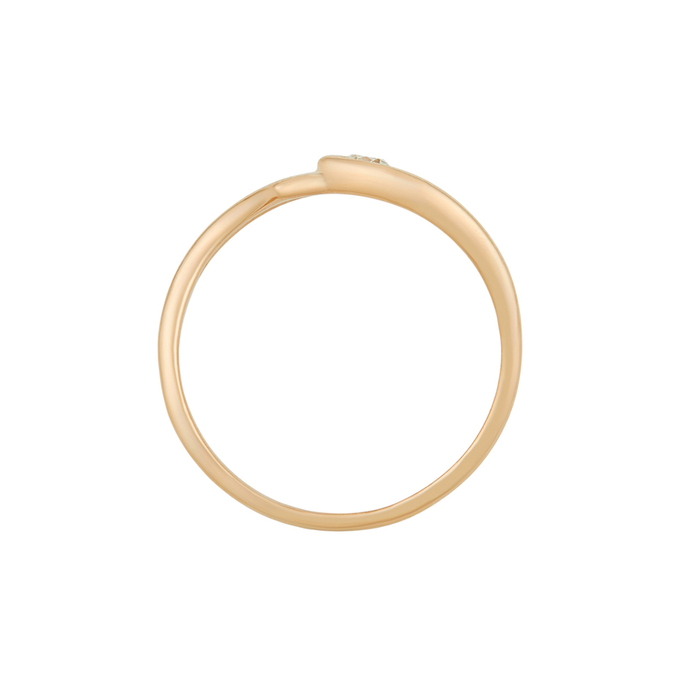 Кольцо из золота 585 пробы c бриллиантом, Л 3911 3730 за 35600