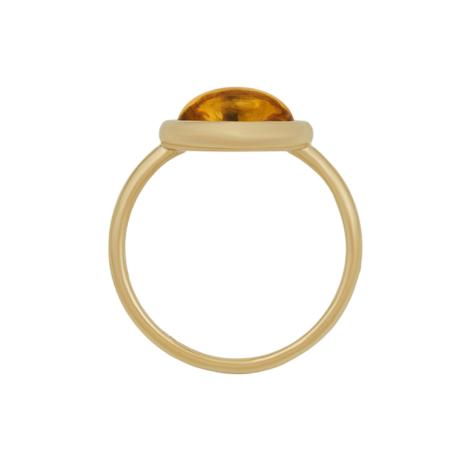 Кольцо из золота 585 пробы c цитрином, Л 7601 6805 за 26480