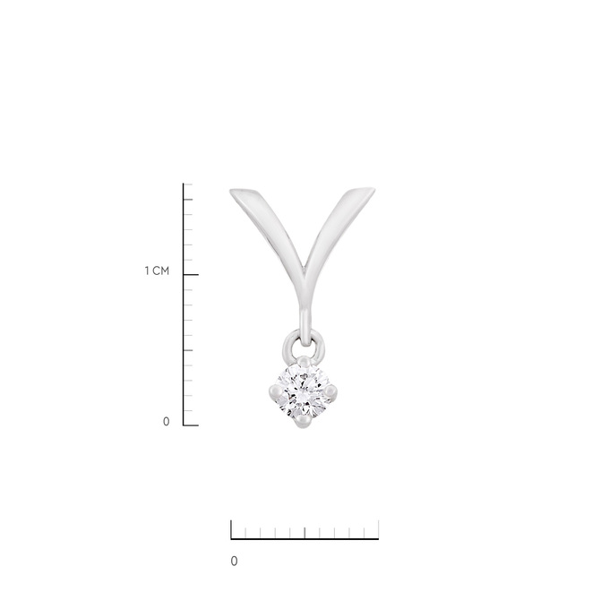 Подвеска из золота 585 пробы c бриллиантом, Л 1615 9160 за 35900