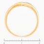 Кольцо из комбинированного золота 583 пробы c 8 бриллиантами Л45065724 фото 4