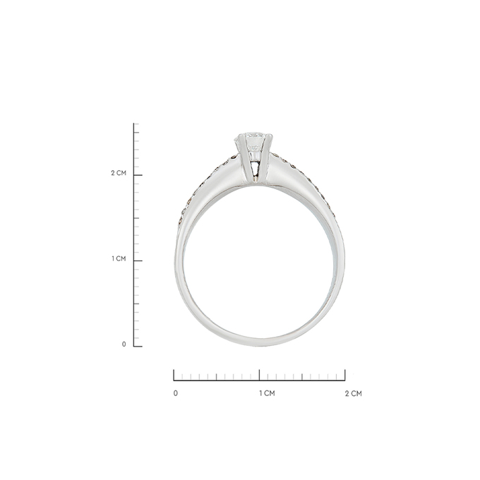 Кольцо из золота 750 пробы c бриллиантами, Л 2811 6225 за 207200