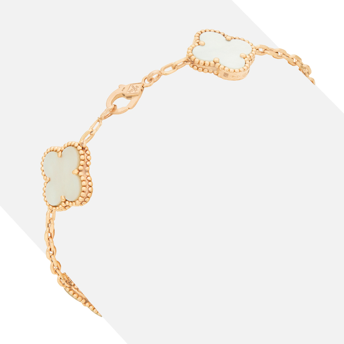 Браслет из золота 750 пробы c перламутром, Л 0911 2957 за 109000