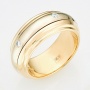 Кольцо из комбинированного золота 750 пробы c 5 бриллиантами Л04064808 фото 1