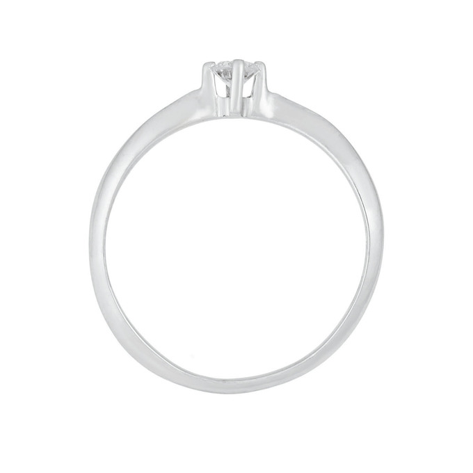 Кольцо из золота 585 пробы c бриллиантом