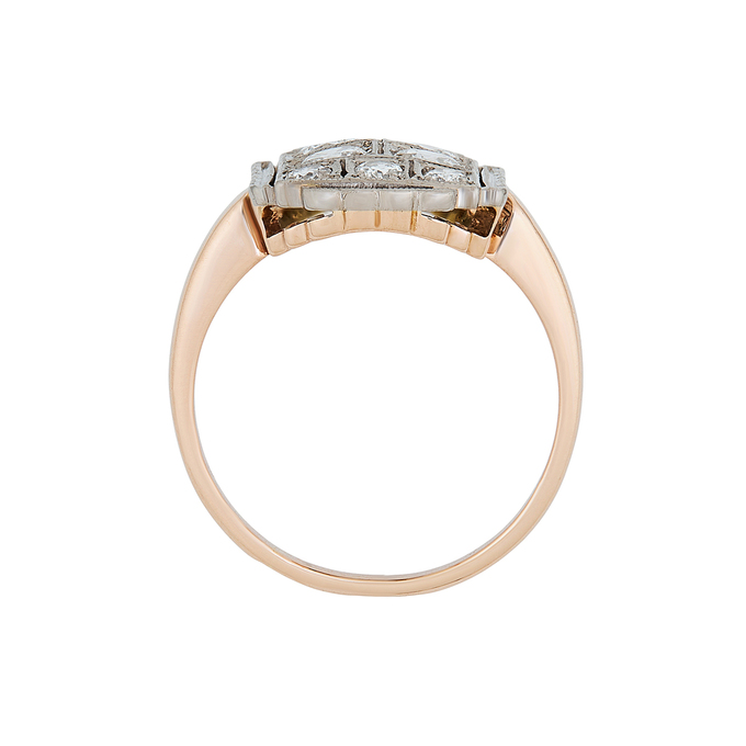 Кольцо из золота 583 пробы c бриллиантами, Л 2212 3966 за 185520