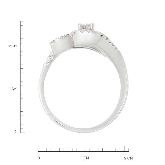 Кольцо из золота 750 пробы c бриллиантами, Л 4505 2995 за 119000