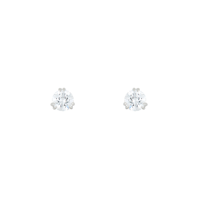 Серьги из золота 585 пробы c фианитами