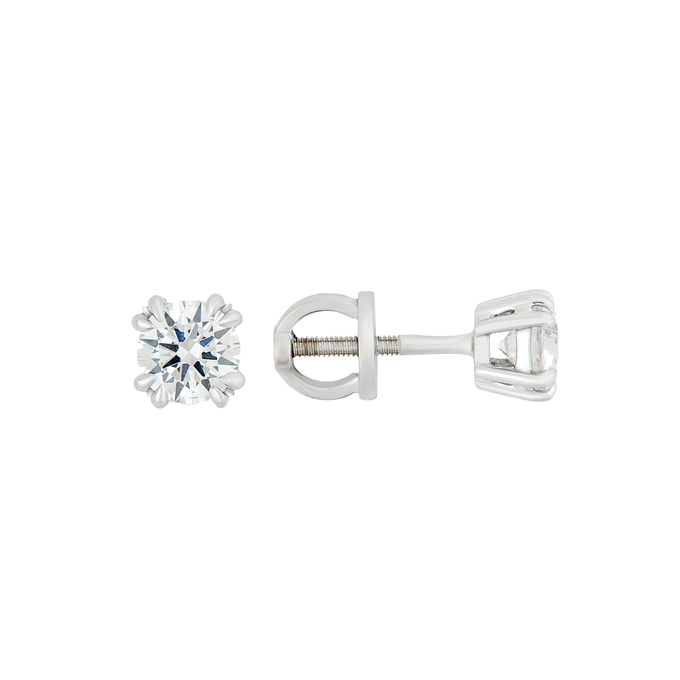 Серьги из золота 585 пробы с бриллиантами, Ц О007 4481 за 215000