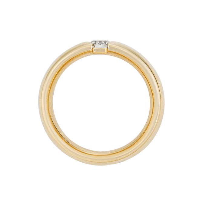 Кольцо из золота 750 пробы c бриллиантом, Л 2811 5284 за 248850