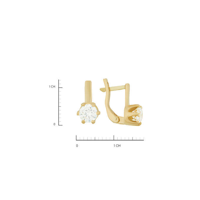Серьги из золота 750 пробы c бриллиантами, Л 0407 9176 за 250000