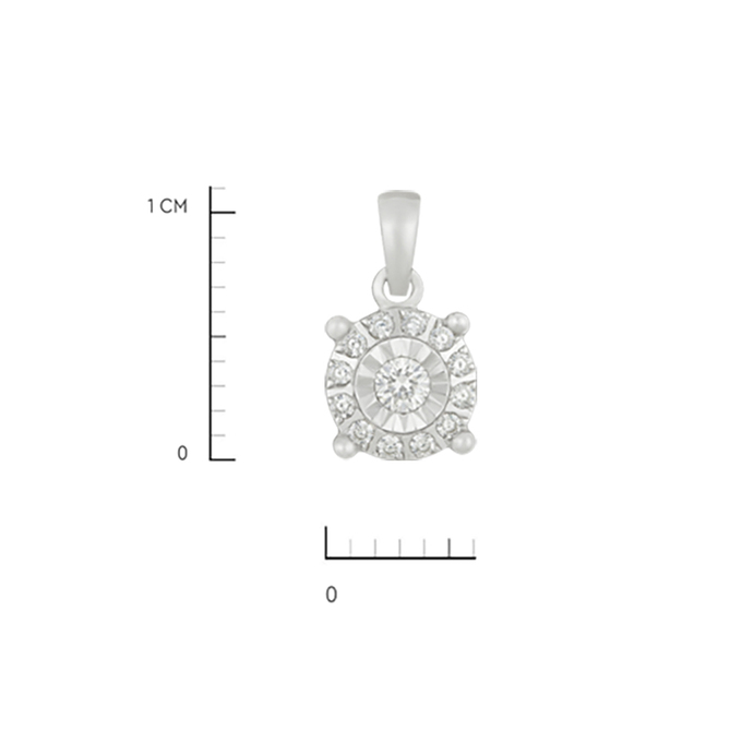 Подвеска из золота 585 пробы c бриллиантами, Л 0515 2308 за 13200