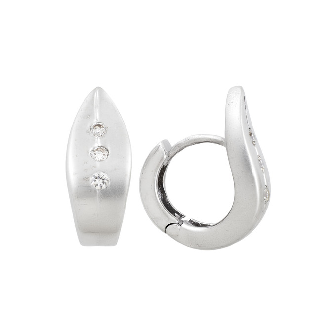 Серьги из золота 750 пробы с бриллиантами, Л 2813 2171 за 115000
