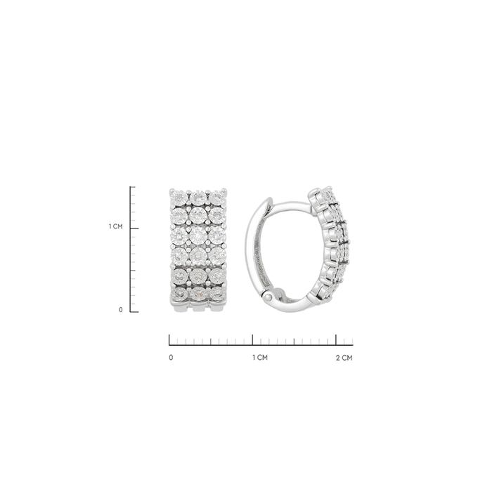 Серьги из золота 585 пробы c бриллиантами, К 0000 2634 за 57800