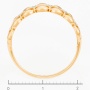 Кольцо из комбинированного золота 585 пробы c 6 бриллиантами Л39095592 фото 4
