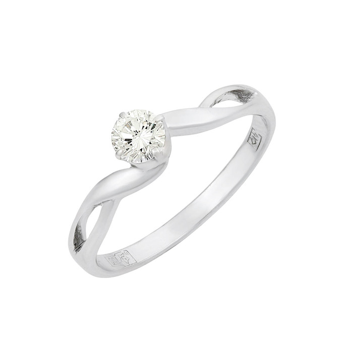 Кольцо из золота 750 пробы c бриллиантом, Л 1207 0597 за 58900