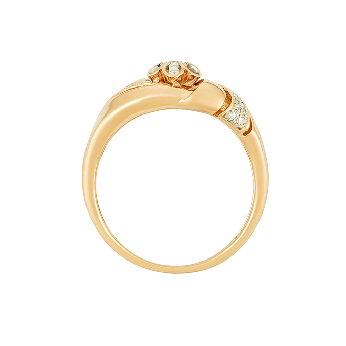 Кольцо из золота 585 пробы c бриллиантами, Л 2212 6172 за 49520