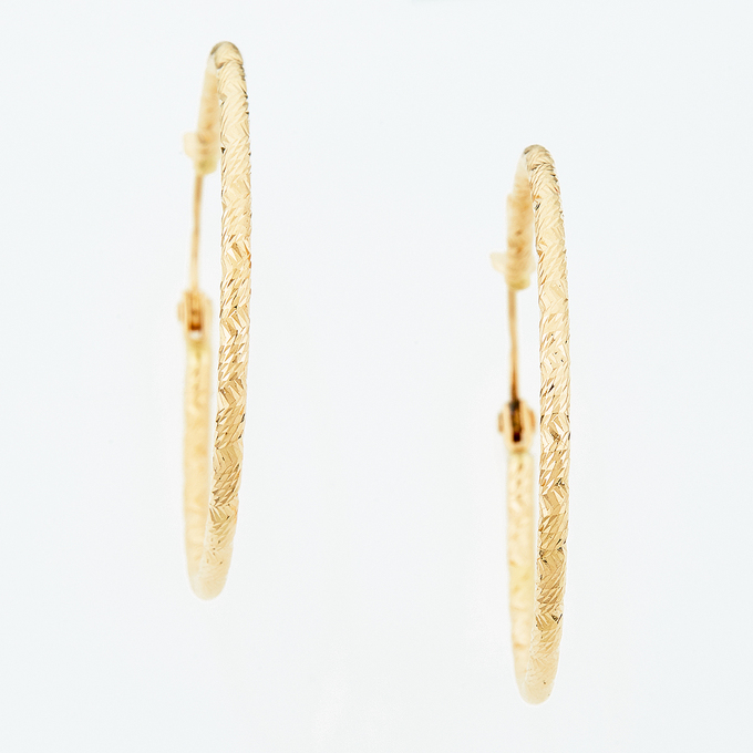Серьги из красного золота 585 пробы