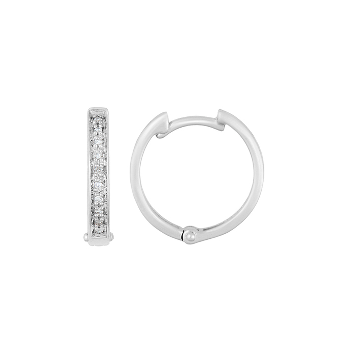 Серьги из золота 585 пробы c бриллиантами