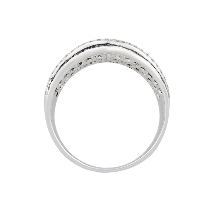 Кольцо из золота 585 пробы c бриллиантами и синтетическими камнями, Л 2811 7140 за 70000