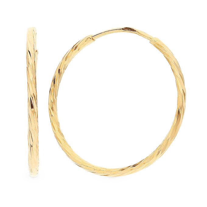 Серьги из красного золота 585 пробы