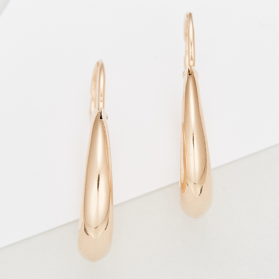 Серьги из красного золота 583 пробы