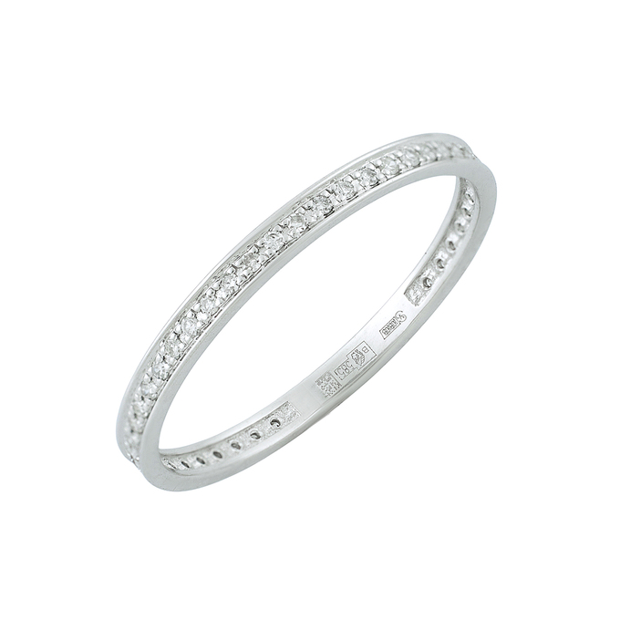 Кольцо из золота 585 пробы c бриллиантами, Л 2415 4617 за 16400