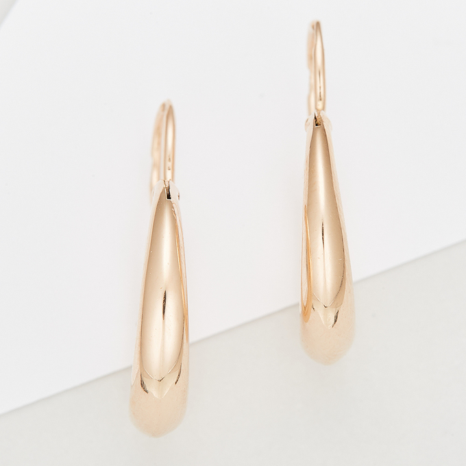 Серьги из красного золота 583 пробы