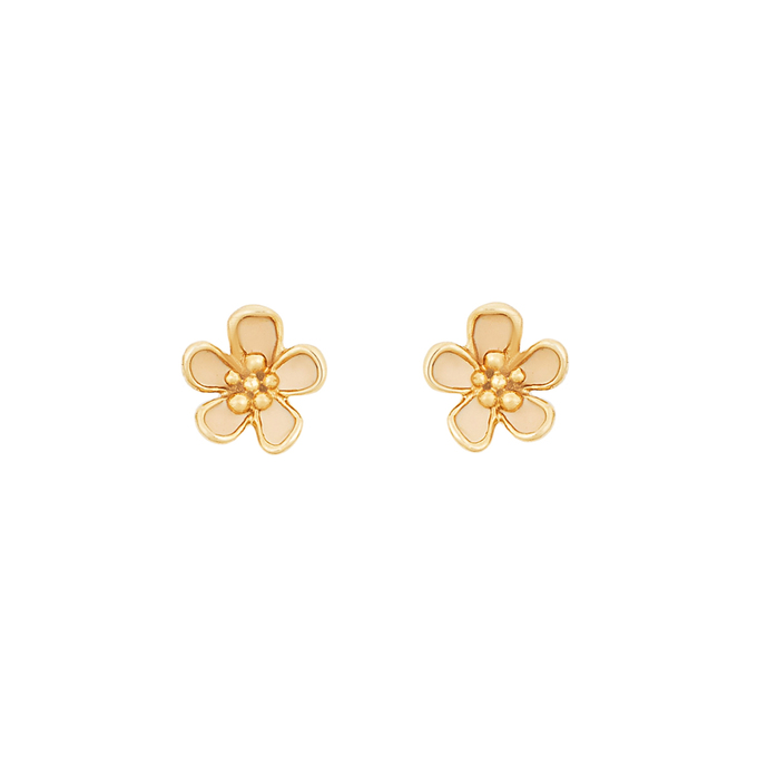 Серьги из золота 585 пробы с эмалью, Ц О007 4485 за 16500