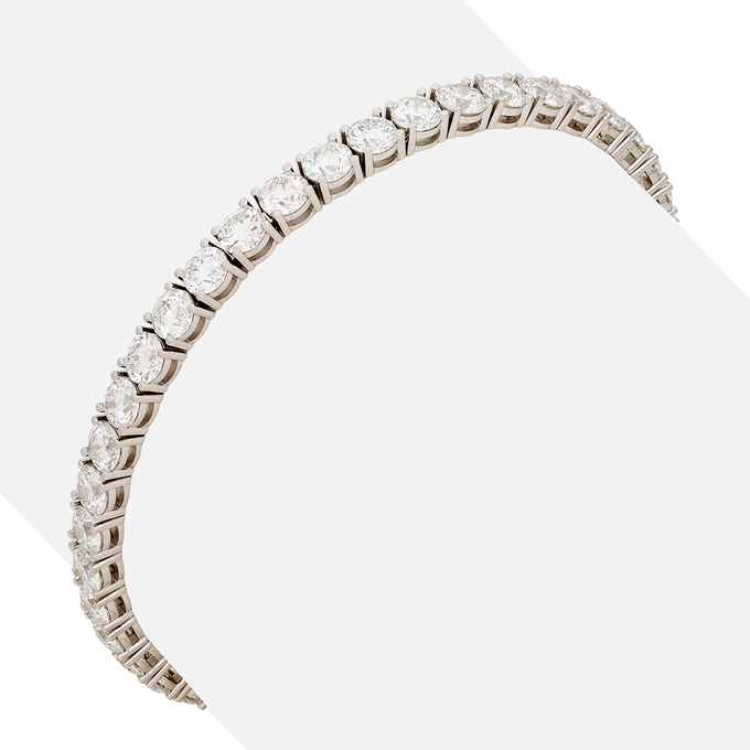 Браслет из золота 750 пробы c бриллиантами