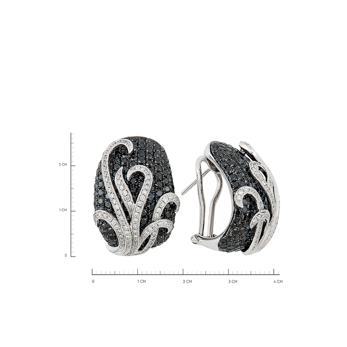 Серьги из золота 585 пробы c Бриллиант и Синтетический камень, К 0000 5266 за 70000