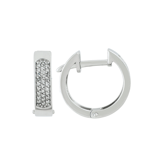 Серьги из золота 585 пробы c бриллиантами