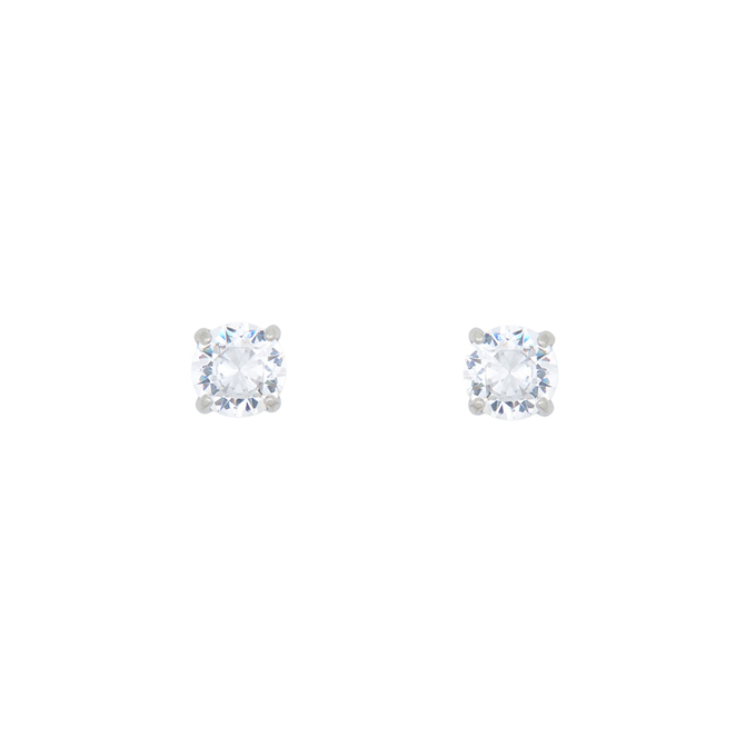 Серьги из золота 585 пробы c фианитами