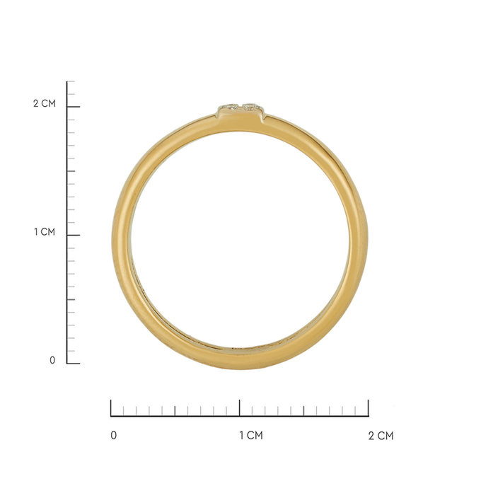 Кольцо из золота 750 пробы c бриллиантами, Л 5703 8911 за 64820