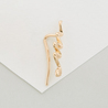 Серьги из красного золота 585 пробы