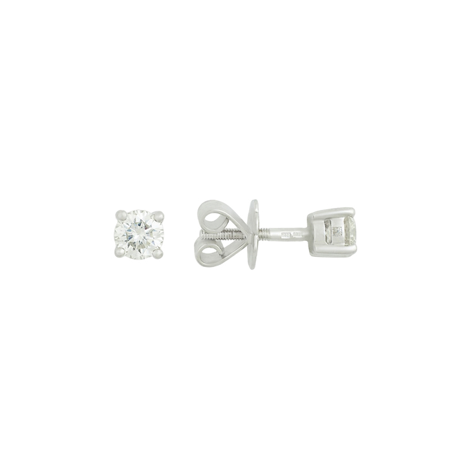 Серьги из золота 750 пробы с бриллиантами, Л 2813 1345 за 115000