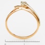 Кольцо из комбинированного золота 585 пробы c фианитами Л62002732 фото 4