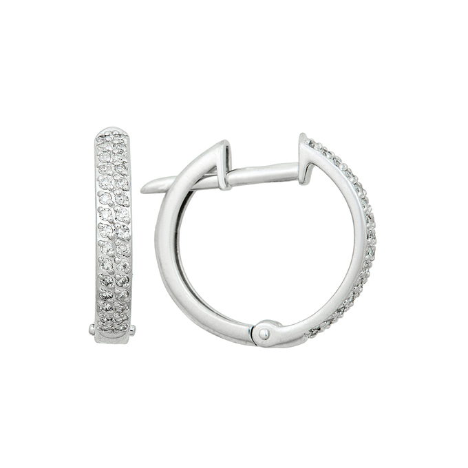 Серьги из золота 585 пробы c бриллиантами, Ц О007 1195 за 35000