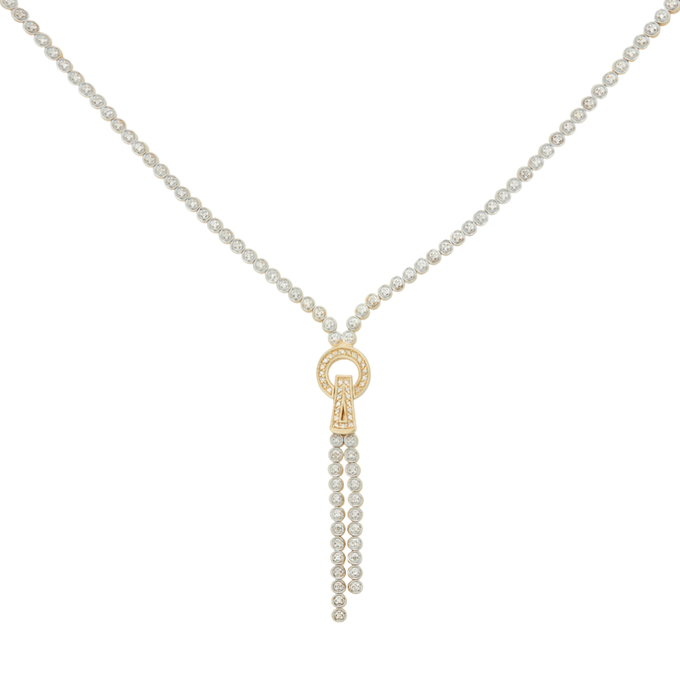 Колье из золота 585 пробы c бриллиантами, Л 2809 7529 за 240000