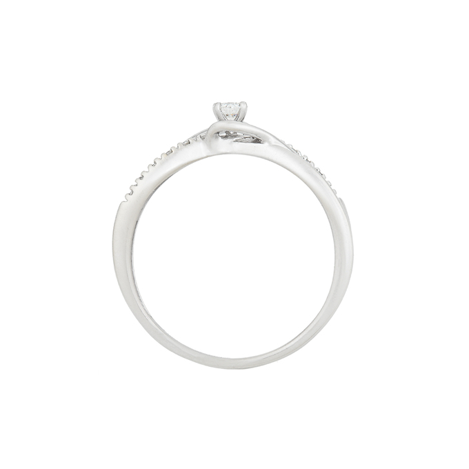 Кольцо из золота 585 пробы c бриллиантами, Л 1208 5387 за 38400