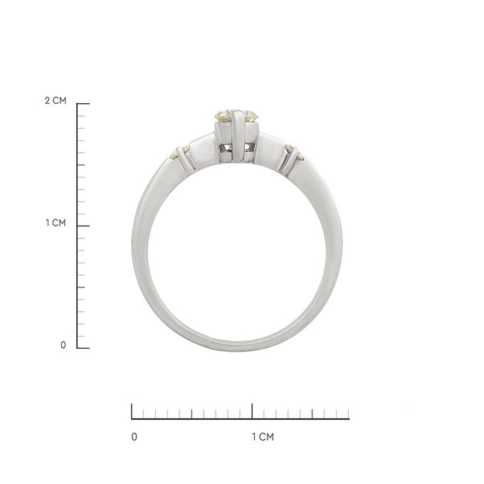 Кольцо из золота 750 пробы c бриллиантами, Л 4306 5808 за 67200