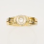 Кольцо из комбинированного золота 750 пробы c 1 бриллиантом Л33076708 фото 2