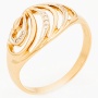 Кольцо из комбинированного золота 585 пробы c фианитами Л45066271 фото 1