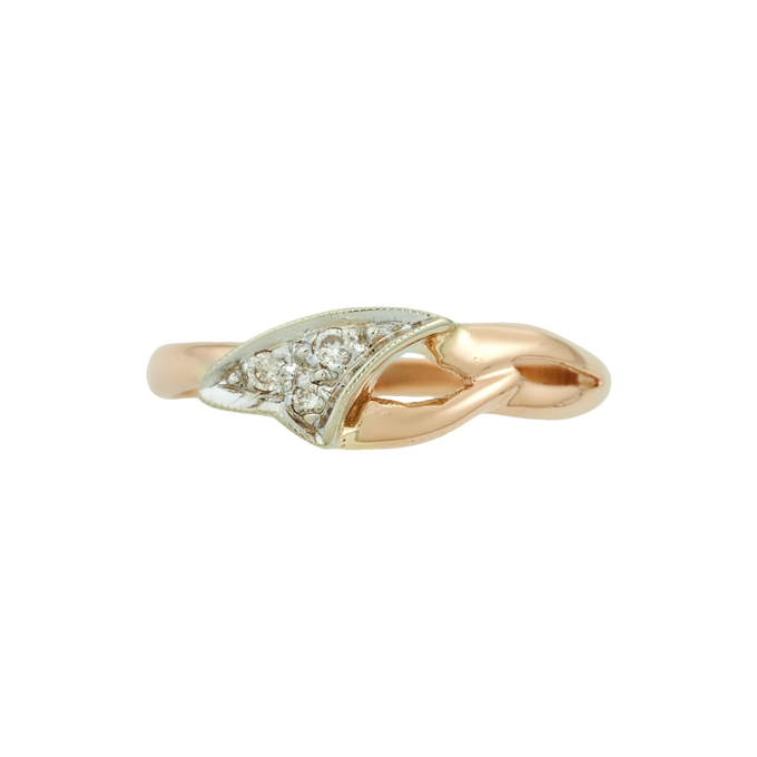 Кольцо из золота 585 пробы c бриллиантами, Л 2011 0037 за 24640