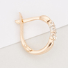 Серьги из золота 585 пробы c фианитами