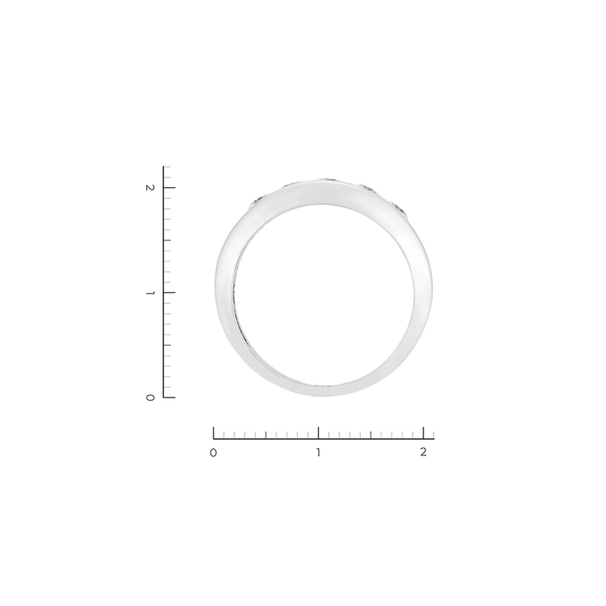 Кольцо из золота 585 пробы c 5 бриллиантами, Л 0616 2209 за 89700