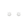 Серьги из золота 750 пробы c бриллиантами