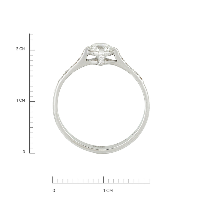 Кольцо из золота 585 пробы c бриллиантами, Л 2812 1636 за 85000