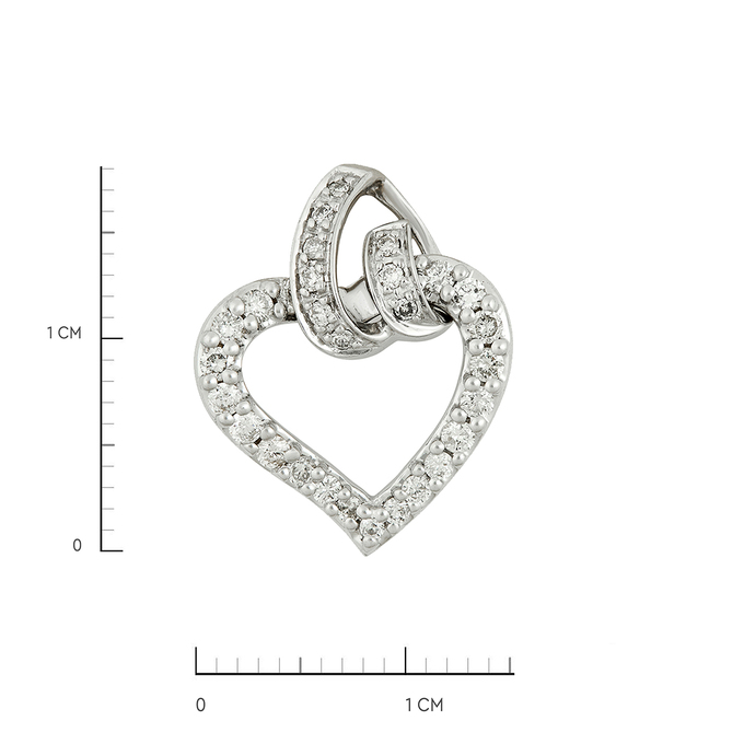 Подвеска из золота 750 пробы c бриллиантами, Л 2811 7828 за 45500