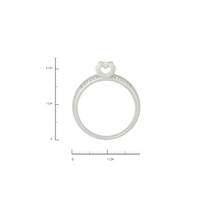 Кольцо из золота 585 пробы c бриллиантами, Л 0808 8591 за 35920