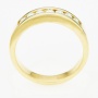 Кольцо из желтого золота 585 пробы c 7 бриллиантами Л25069788 фото 3